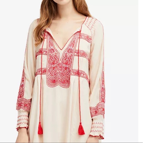 🎉HP🎊Free People Wind Willow Embroidered Dress - Picture 15 of 15